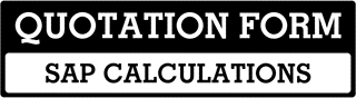 SAP Calculations Quote  For Bradford on Avon